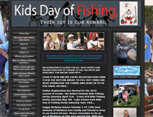 Tablet Screenshot of kidsdayoffishing.org